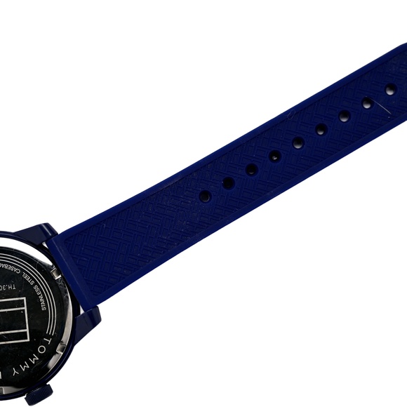 Tommy Hilfiger Men's Quartz Plastic and Rubber Casual Watch Blue 1791322 - Picture 7 of 10